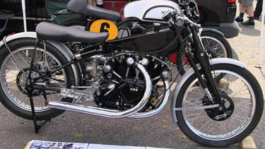 Racing Vincent at 1000 Bike Festival